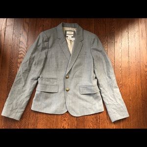 J. Crew Classic Schoolboy Blazer Wool Flannel Sz 6